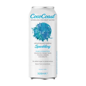 CocoCoast Sparkling Coconut Water Natural flavor 320ml