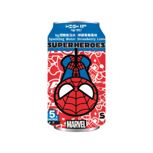 High Up Japanese Ramune Marvel Sparkling Water Lemon Strawberry flavor 330ml