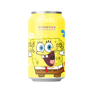 QDOL Spongebob Squarepants Lime Flavor Soda 330ml