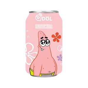 QDOL Spongebob Squarepants Peach Flavor Soda 330ml