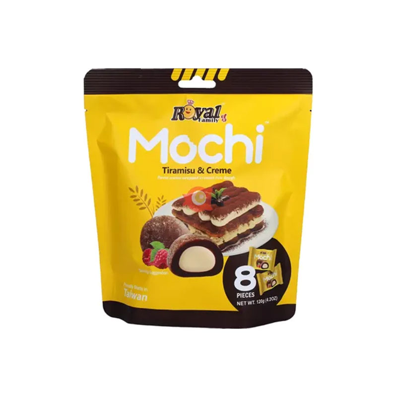Royal Family Mochi Tiramisu & Creme flavor 120g